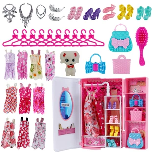 Игровой набор одежды для кукол Barbie разные стили для девочек