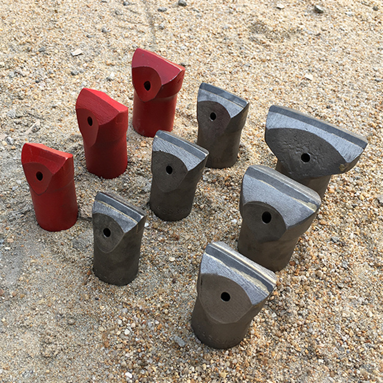厂家直销42mm一字钻头坚硬耐磨一字风钻头 矿用岩石钻头