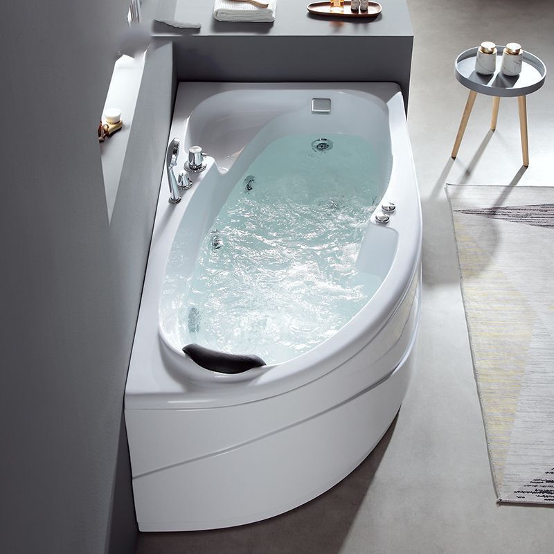 Special-Shaped Triangular Fan-Shaped Bathtub for Adult Household Small Apartment Acrylic Massage Single Bathtub Bath Pool Surfing Constant Temperature