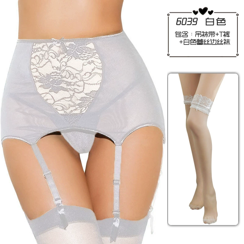 幻情 Sexy underwear, set, European style, high waist, plus size
