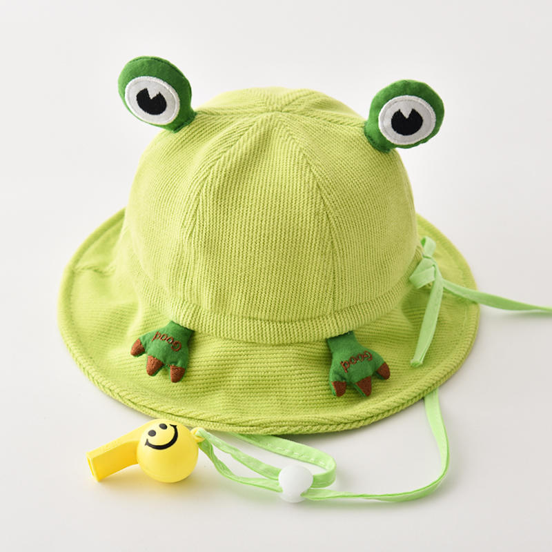 91g Weight Hat Classification Cotton Fabric Type Bucket Hat Hats Type 1 Piece Quantity Daily Occasion Frog Pattern All Seasons Season Children Unisex Gender Patchwork Design Cute Style Children Unisex Cute Frog Patchwork Bucket Hat 9