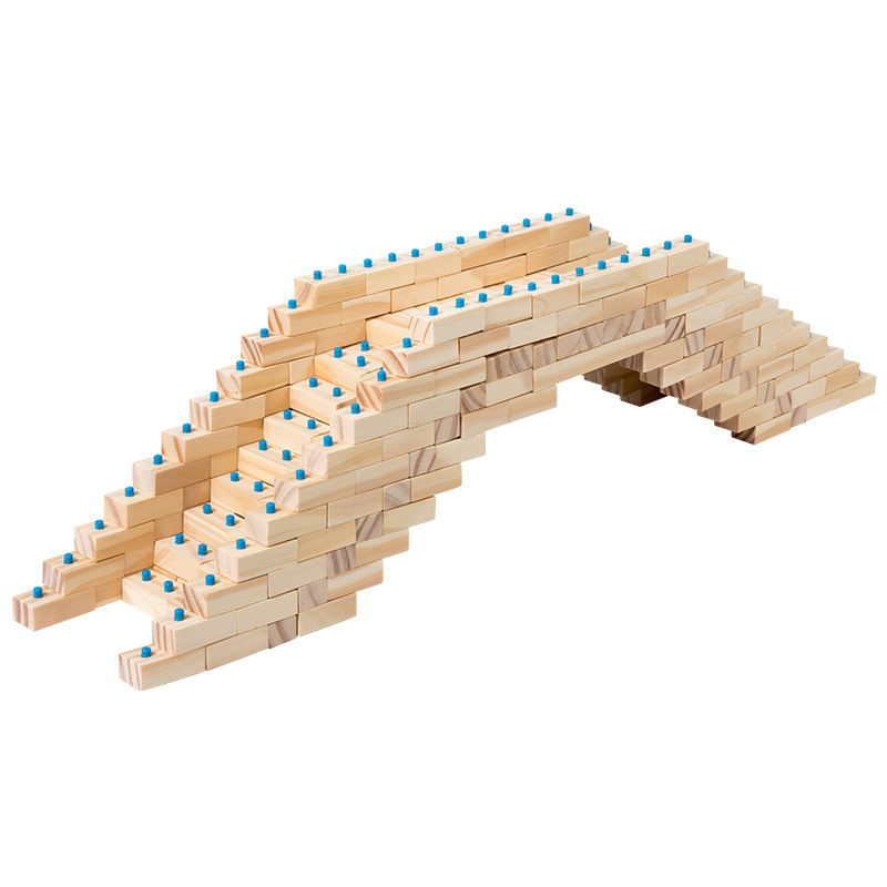 Niños de 3 - 6 años de edad puzzle educación temprana pequeña construcción de juguetes hechos a mano bloques de construcción de la casa de construcción cerebral al por mayor