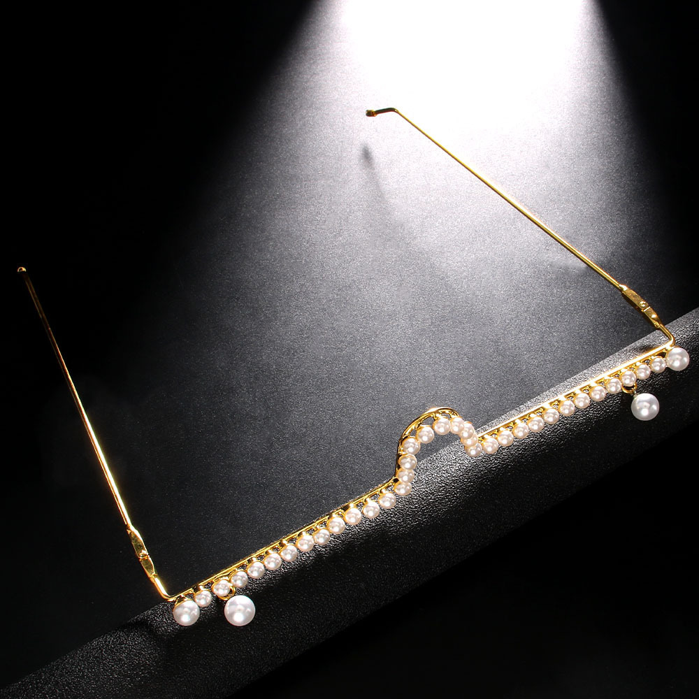 Travel, Party Occasion Pearl Pattern Novelty Pearl Women's Glasses