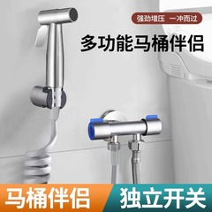 外贸跨境304不锈钢马桶喷枪套装厕所卫生间伴侣增压妇洗器喷头