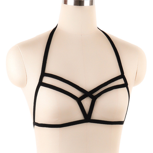 Zhuru Foreign Trade Hot Selling Cross Strap Bra Sexy Adjustable Low Cut Sexy Underwear Manufacturer Wholesale S0022