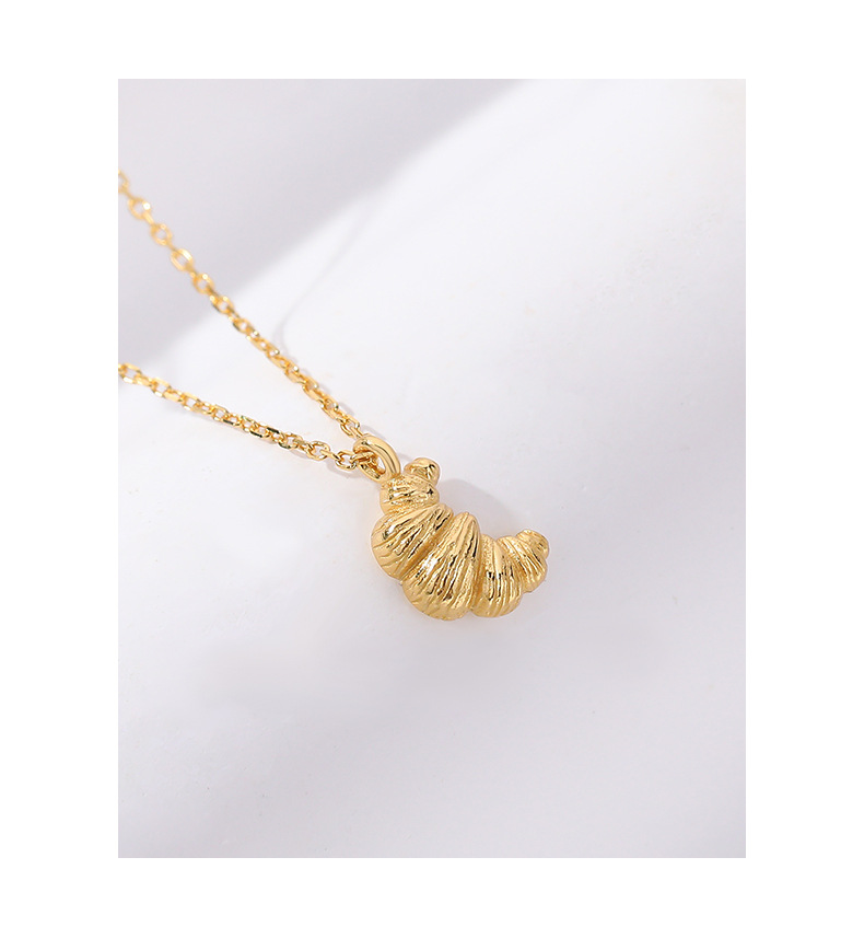 925 Sterling Silver Pendant Material Pendant Necklace Classification 925 Sterling Silver Plating Horns Pendant Necklace