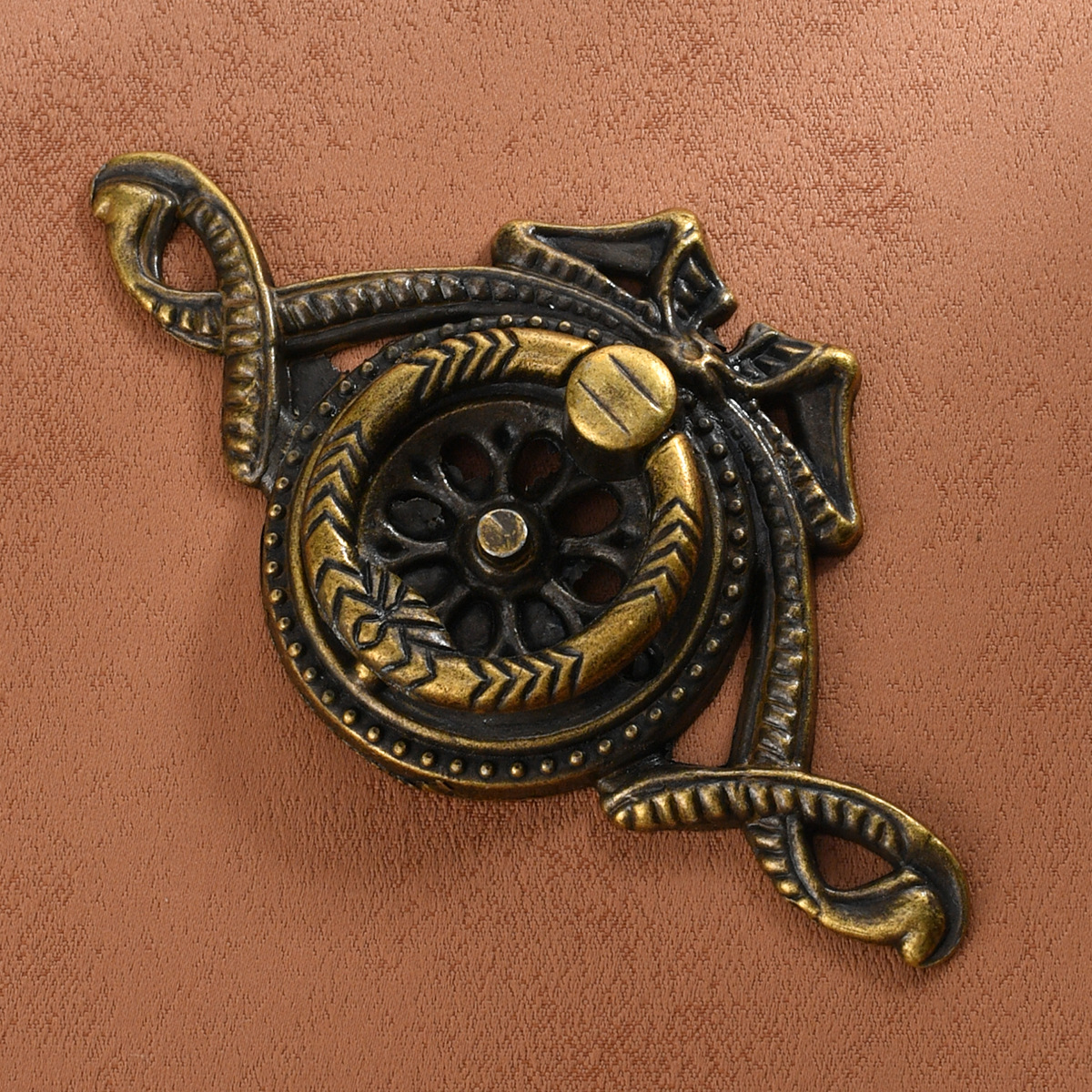 B-409 Pattern Single-Hole Drawer Pull for Home Alloy Cabinet Doors, European Antiquated Style Wardrobe Drawer Handles, Simple and Elegant