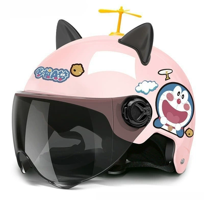 Cat safety helmet certified for adults, national standard electric motorcycle helmet for men and women, new all-season men's sun protection half helmet for summer