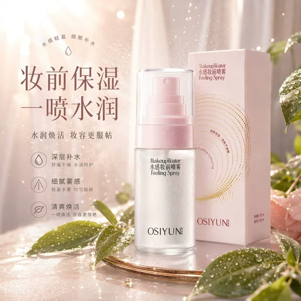 Ousiyun Water-Based Makeup Prep Spray Toner Oil Control Hydrating Moisturizing Spray Makeup Primer Isolation Base Lotion