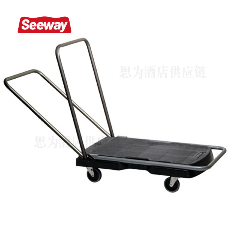 美国乐柏美Rubbermaid Triple三用手推车带直手柄可折叠手拉车