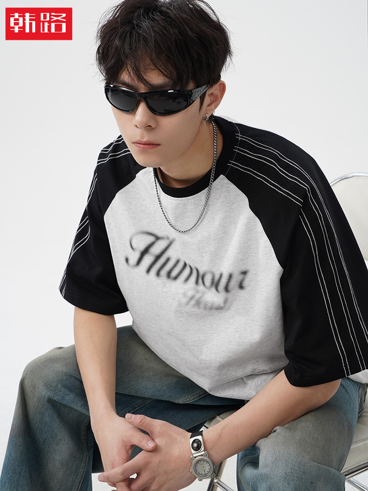 Retro summer short sleeve T-shirt