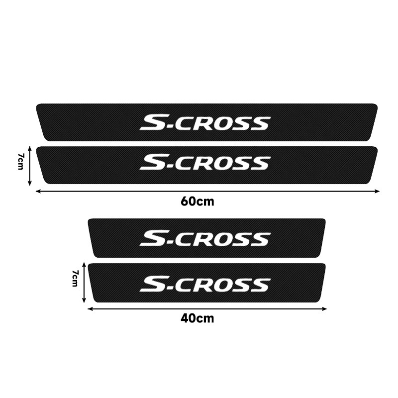 S-크로스 무선-탄소 섬유 블랙 임계 값 바 [1 세트]