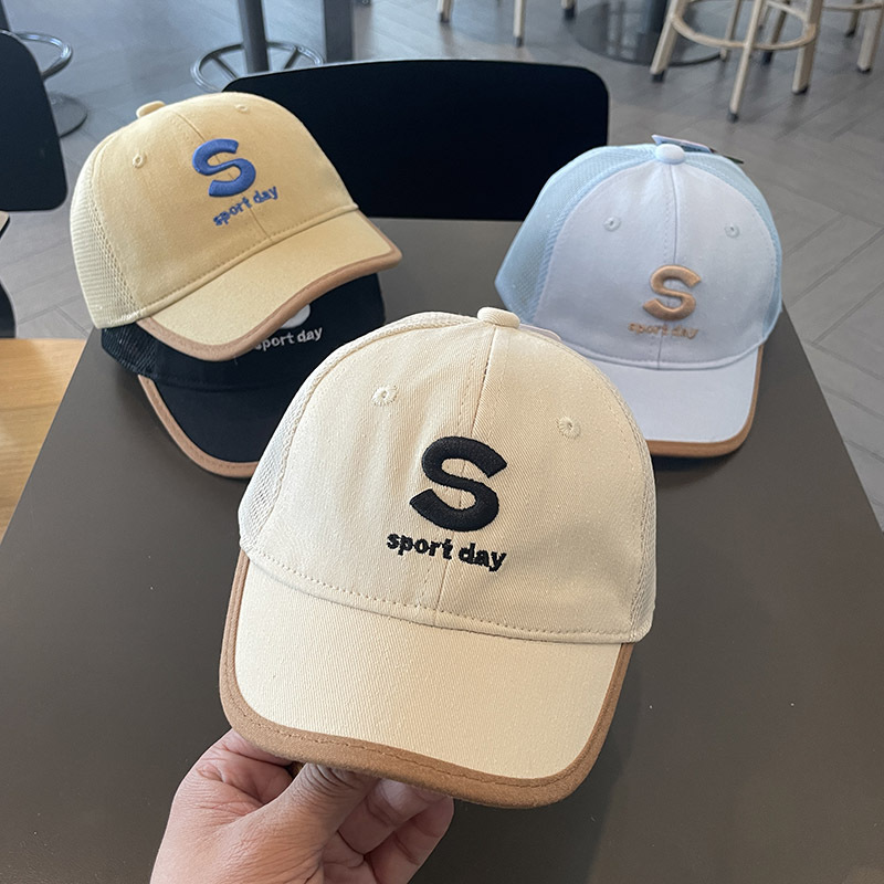 Sombreros infantiles coreanos primavera y otoño sombrero de béisbol para niños y niñas protección solar al aire libre sombrero de verano para bebés