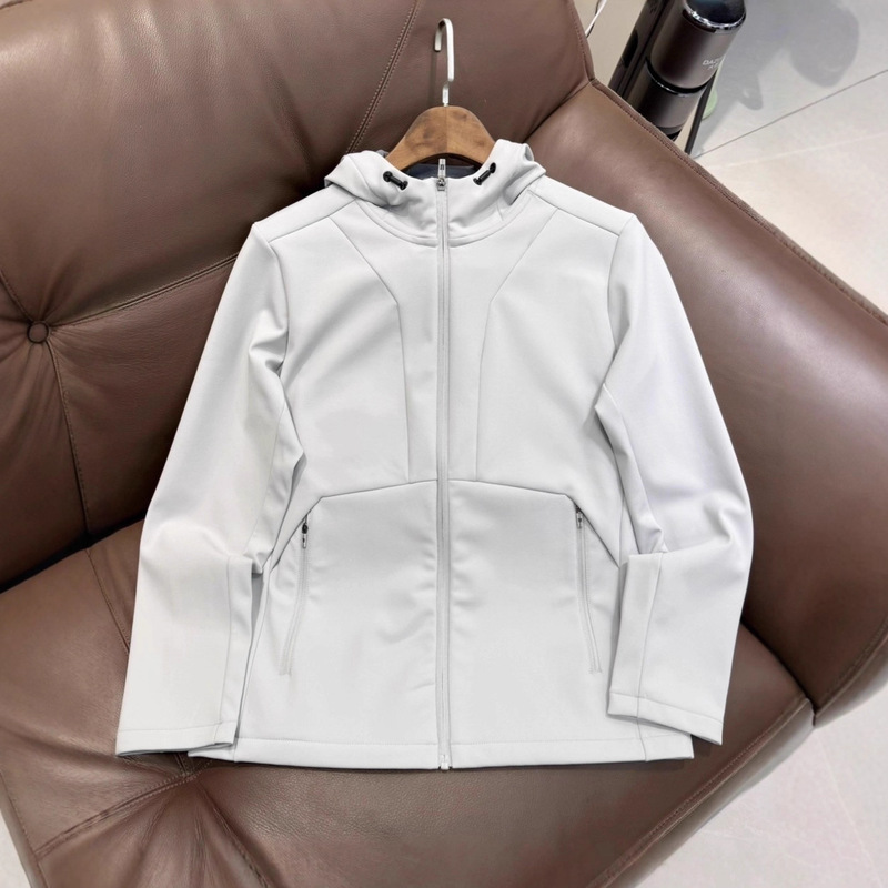 Dijia's Same Style Unlabeled Replacement Outdoor Training Mountaineering Hiking All-Weather Waterproof Breathable Lightweight Hooded Jacket for Men