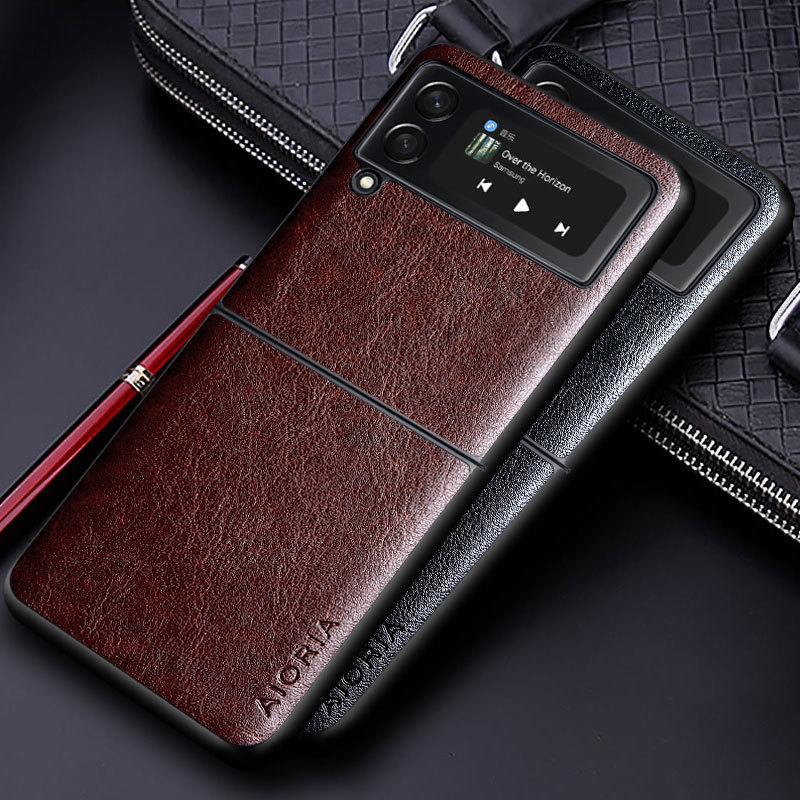 For Samsung Galaxy Z Flip4 5G Sam Z Fold4 5G simple PU leather print phone case For Samsung Galaxy Z Flip4 5G Sam Z Fold4 5G simple PU leather print phone case