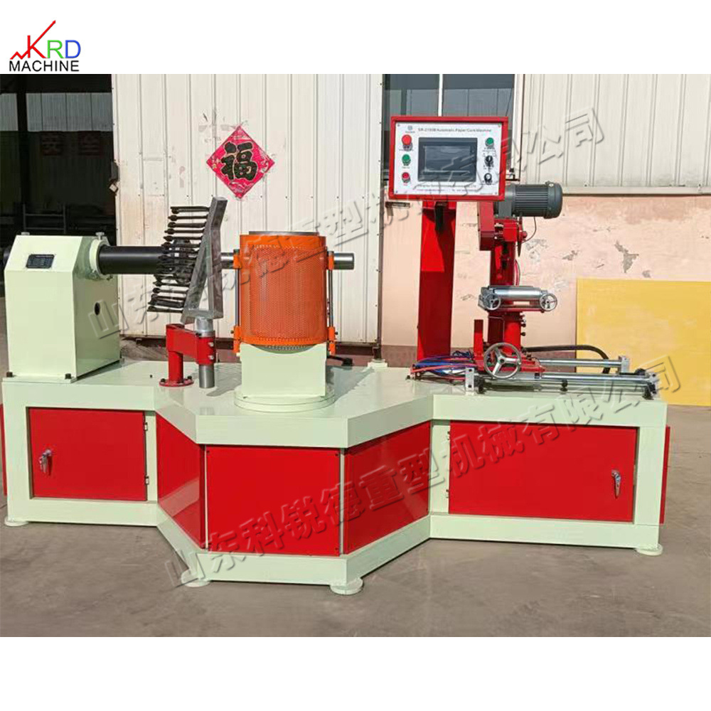 圆形包装盒纸管卷管机 全自动斜纹纸管机 无纺布塑料纸管卷筒机