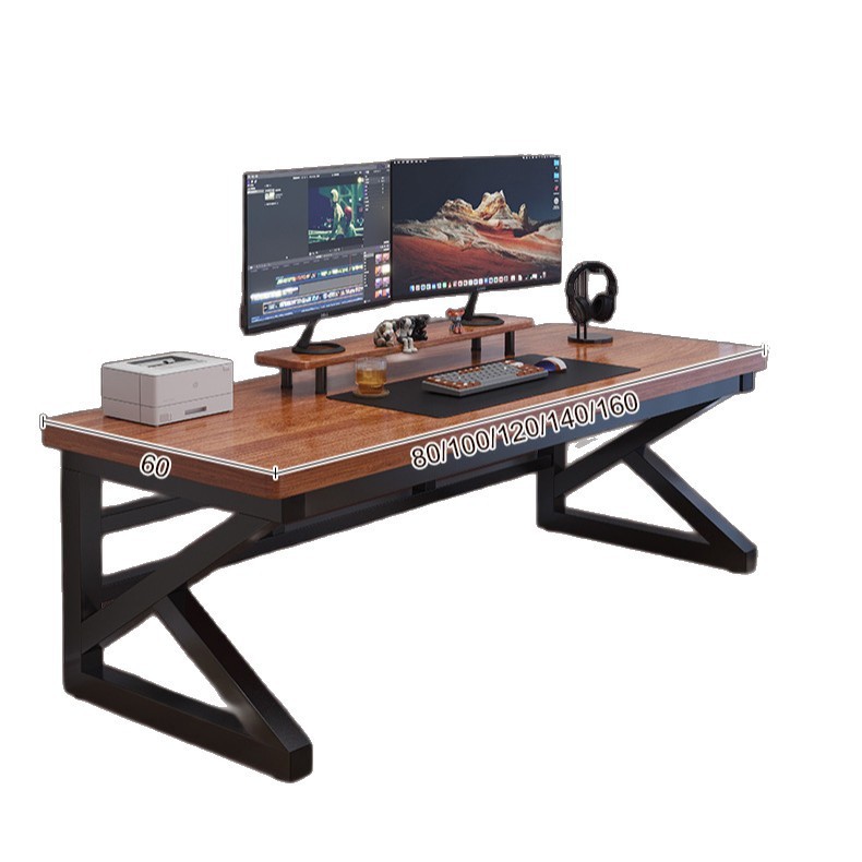 Mesa de computadora de madera maciza dormitorio escritorio estudiantil en el hogar escritorio de escritorio de adultos escritorio de cama simple escritorio moderno escritorio de trabajo