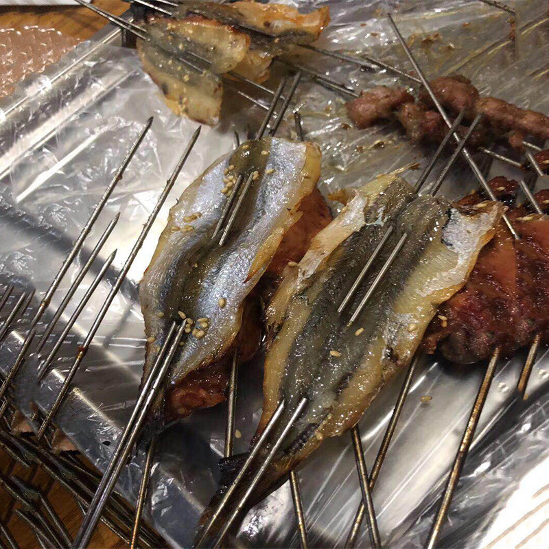 バーベキュー9-20センチ馬歩魚乾500g棒魚針魚片海鮮干物ホテル用|undefined