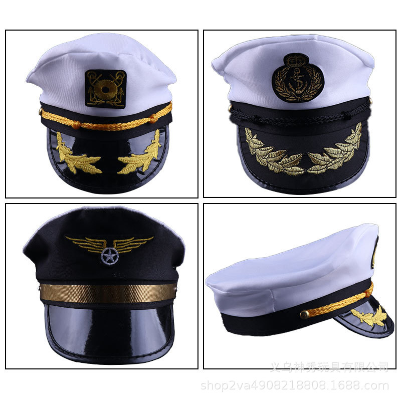 Sombrero de Capitán de Marina para Niños para Carnaval y Fiestas