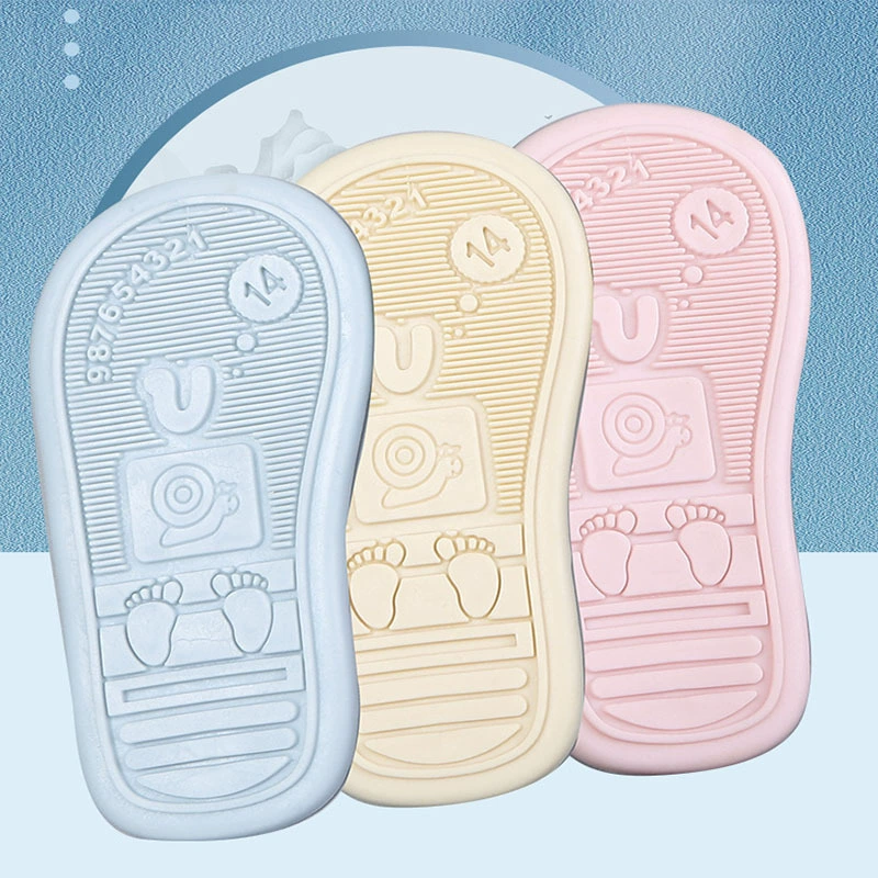 Детская мягкая подошва для малышей Детская шерстяная подошва Плетеная подошва Вязаные крючком Дети DIY Sole