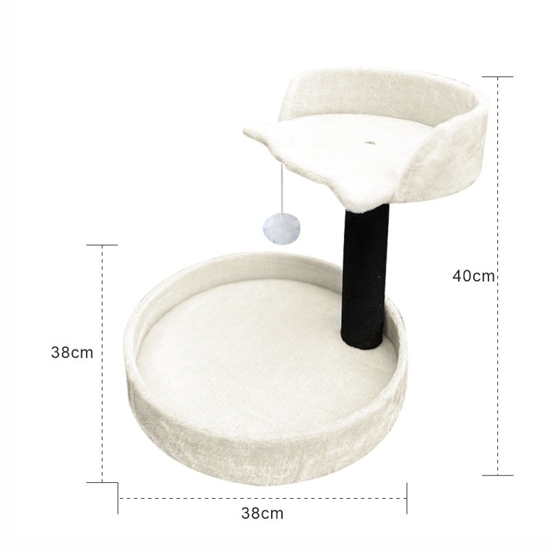 고양이 머리 클라이밍 프레임(베이지)