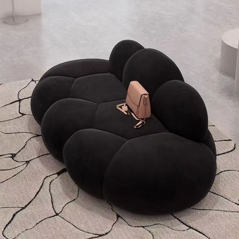Irregular Cloud Sofa Nordic Style Bedroom Internet Celebrity Sofa Special-Shaped Minimalist Living Room Light Luxury Sofa Wood