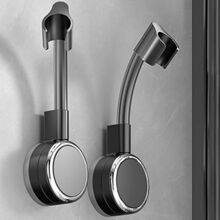 吸盘花洒支架免打孔固定卫生间淋浴喷头儿童可调节花洒架厂家