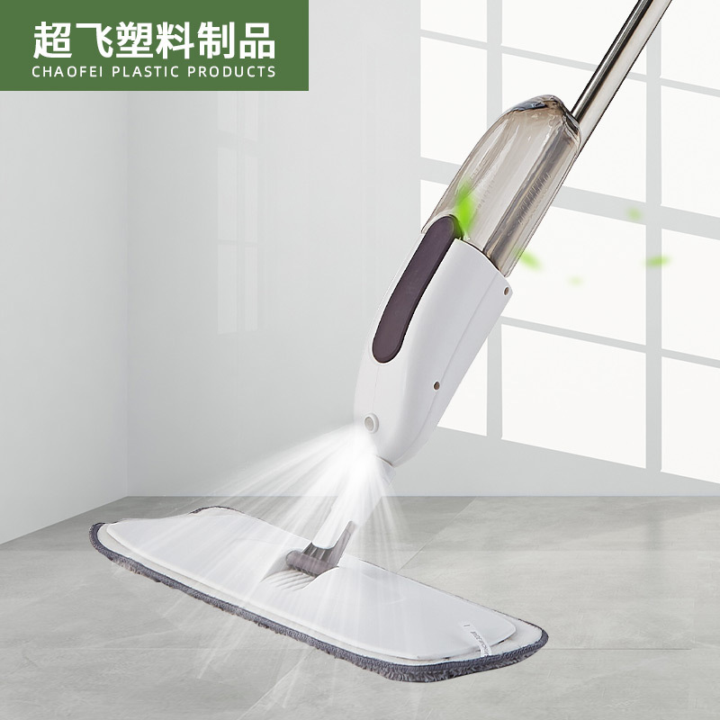 Micro-wet spray mop household large flat lazy large rotating tile wooden floor absorbent mop water spray mop