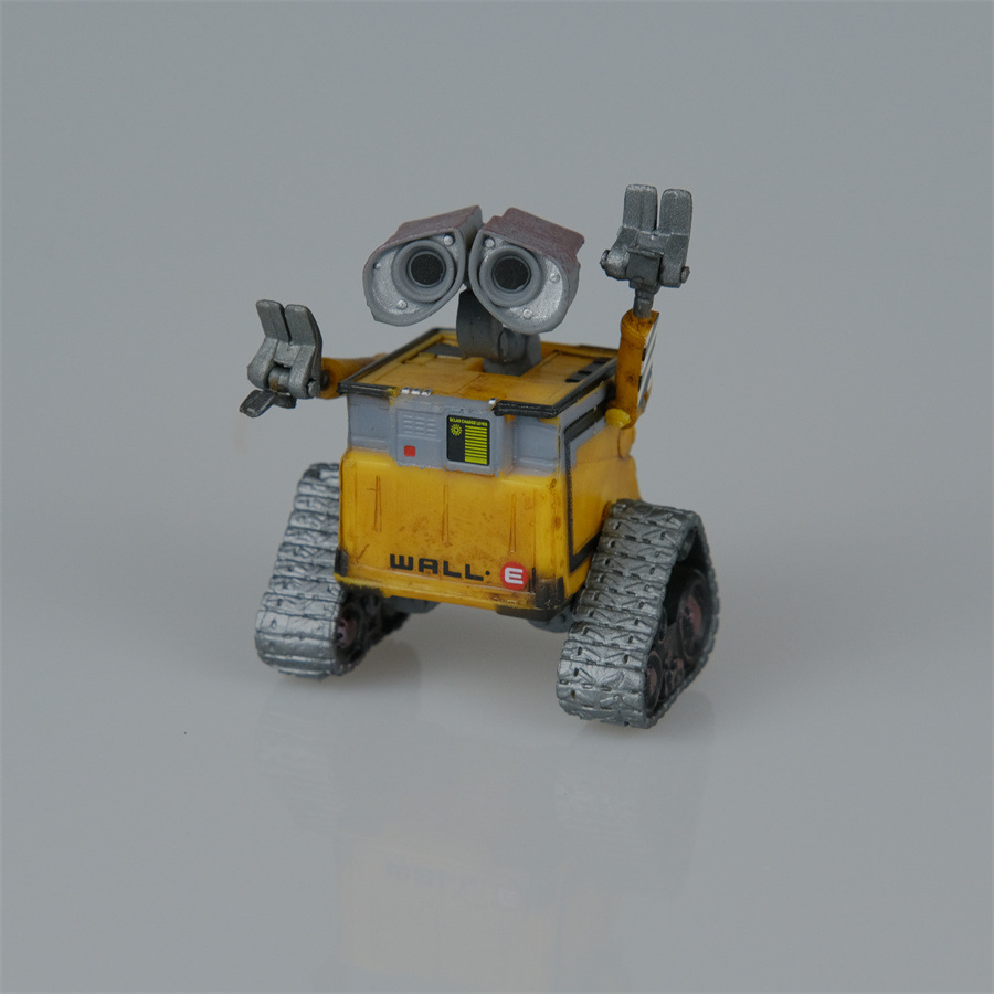 Wall.E 机器人总动员 瓦力机器人6CM 瓦力 伊娃手办公仔车载-阿里巴巴