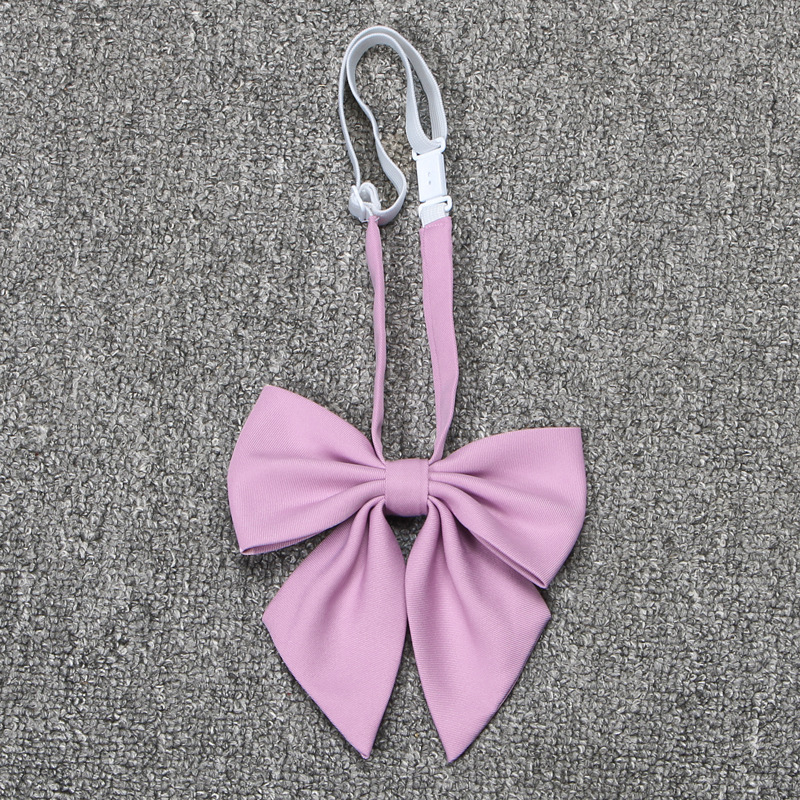 Neue japanische JK-Uniform, einfarbige Fliege, süße, niedliche kleine Feder, spitz, 5 Farben_voghion.com