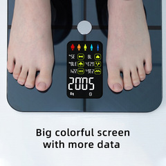 新型スマート健康体脂肪はかりはFitdaysAPPに接続して体のデータを分析して人体の脂肪率を測定することができます。