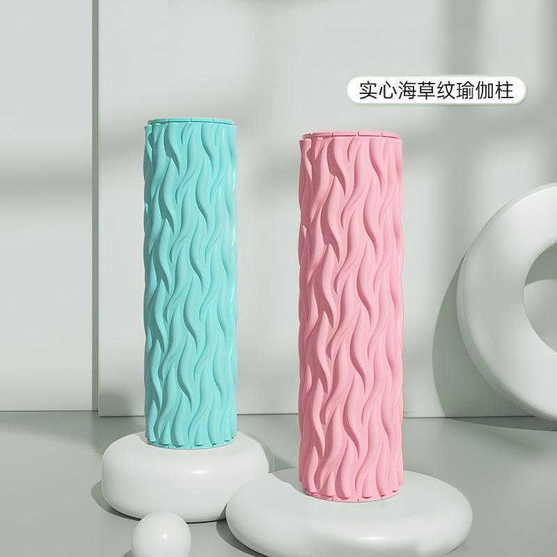 Solid Foam Roller Yoga Column Mace Sports Fitness Roller Muscle Relaxation Massage Beginner Roller Roller Solid Foam Roller Yoga Column Mace Sports Fitness Roller Muscle Relaxation Massage Beginner Roller Roller