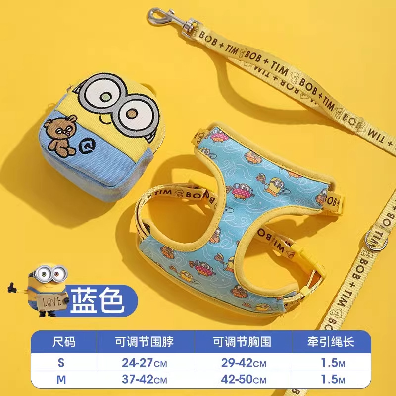 HOPET perros de tracción de cuerda pequeña perros Teddy Bear cinturón de pecho para caminar cuerda de gato cadena de perro