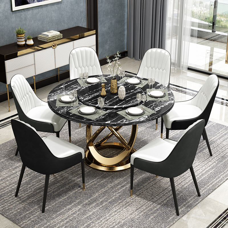 Juego de Comedor Redondo de Placa Desmontable para Restaurante y Bar