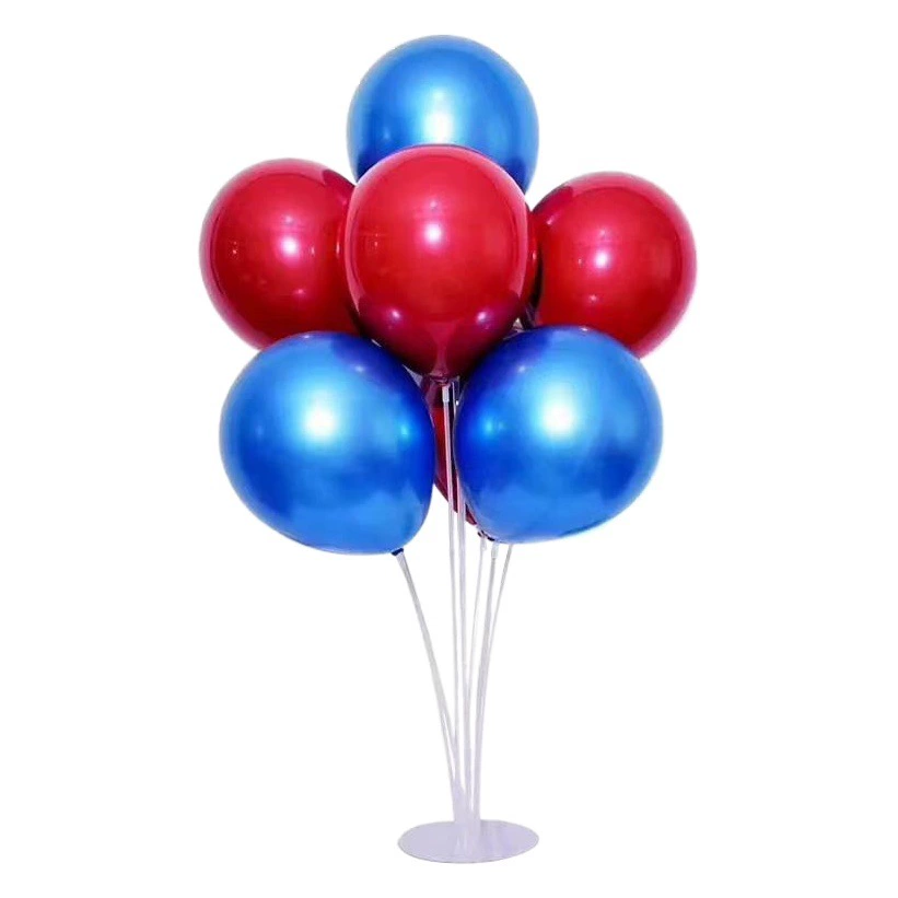 Воздушный шар прозрачный стол плавающий кронштейн декоративный пол плавающий интернет знаменитости полка воздушный шар дерево дорога свинец воздушный шар дисплей магазин Праздничная колонна