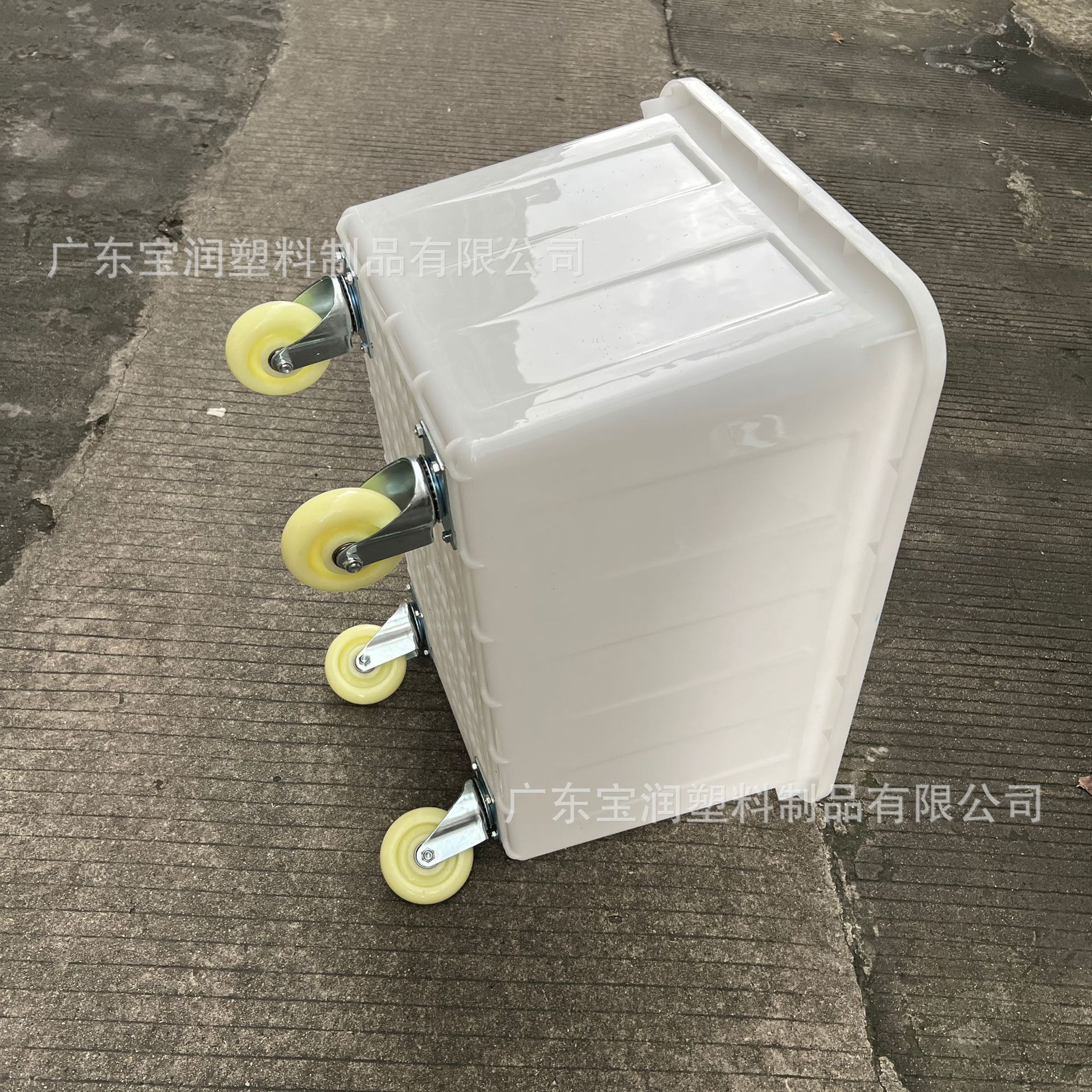 90L周转箱厚款 水口料运输桶加韧抗摔周转箱制衣厂方桶废弃物料箱