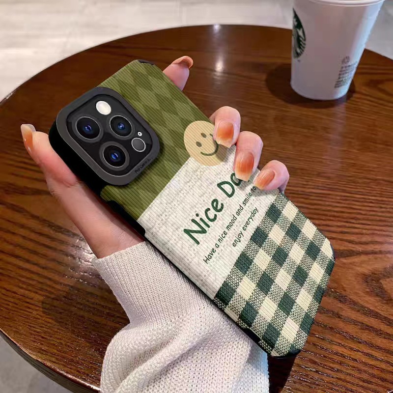 Suitable Samsung A20 phone niche high-end toothpick pattern A53 A32 cute protective case for women_voghion.com
