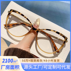 H6624韩版时尚休闲男女同款眉毛框光学镜架潮流简约百搭框架批发
