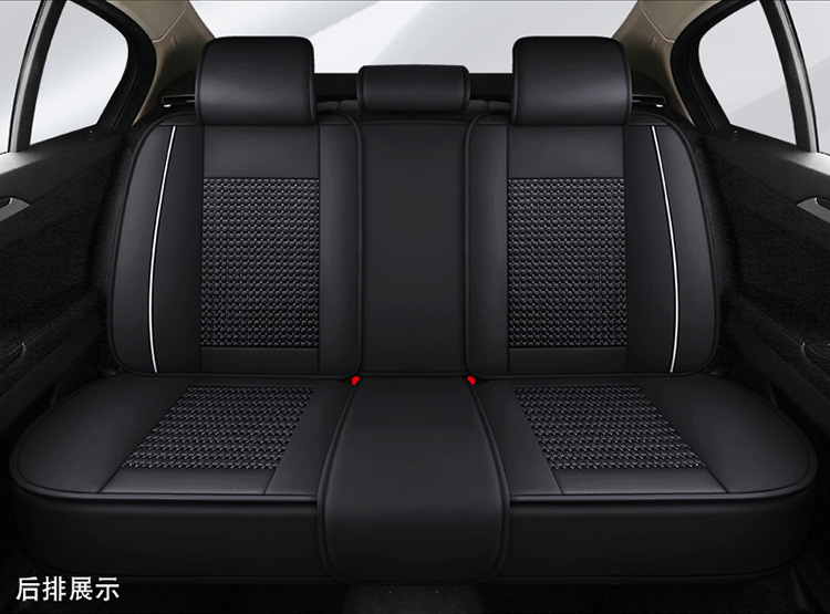 Leather Car Seat Cushions for Five Seats, Cross-Border Export Manufacturers, Four-Season Suitable Car Supplies Seat Cushions, Seat Covers Wholesale