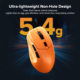 Carefully Selected Three-Mode Wireless Gaming Mouse E-Sports Lightweight Ergonomic Kysona Uranus Pro