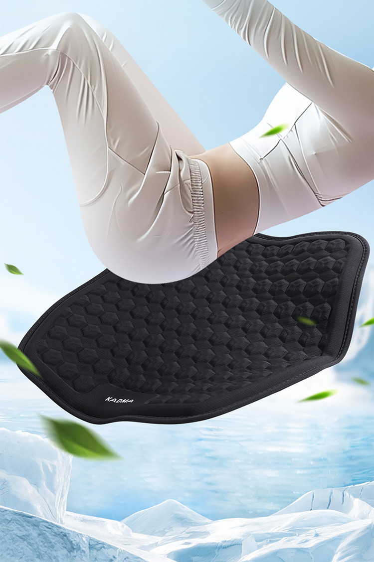 Summer Car Cool Cushion Monolithic Gel Seat Cushion Honeycomb Breathable Silicone Cool Car Cushion Office Cushion