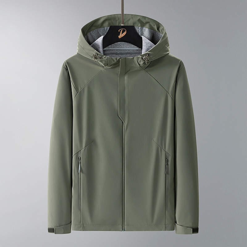 Men's and Women's Outdoor Casual Sports Jacket Casual Jacket plus size Windproof Waterproof Hooded Mountaineering Suit