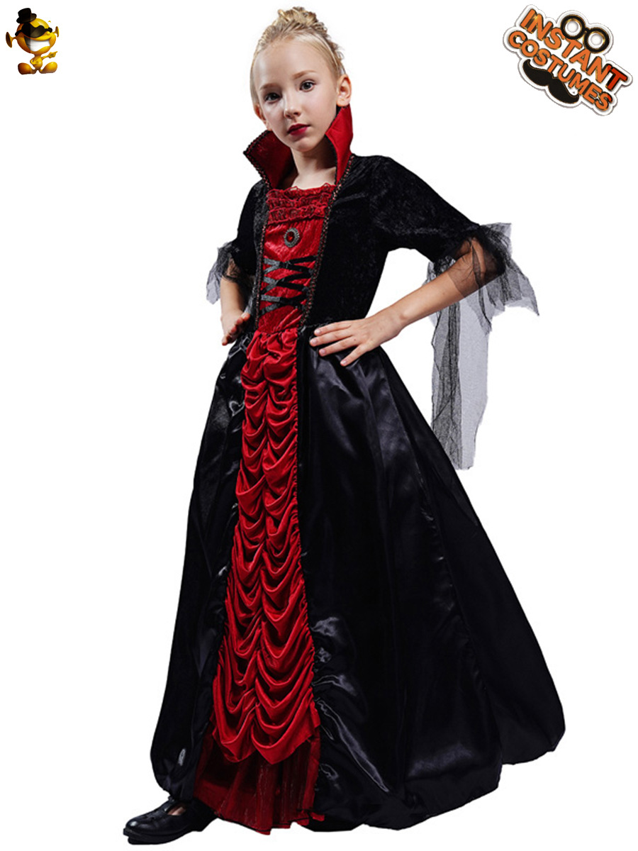 Transfronterizo niña horror vampiro reina traje mascarada Cosplay traje de la etapa traje de rendimiento image 3