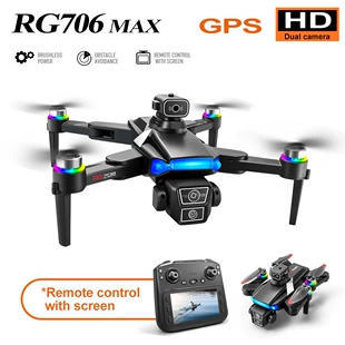 Дрон RG706MAX с экраном 4 5″ HD-аэросъёмкой и обходом препятствий