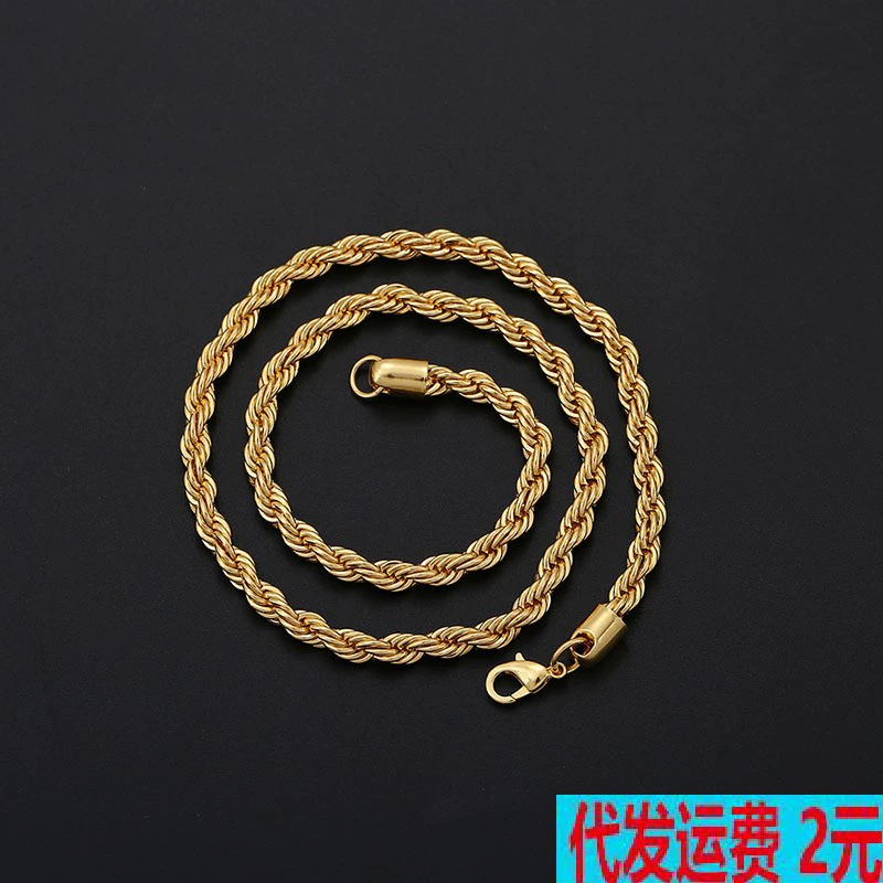 Новая корейская версия красного титанового стального ожерелья оптом женщины из нержавеющей стали