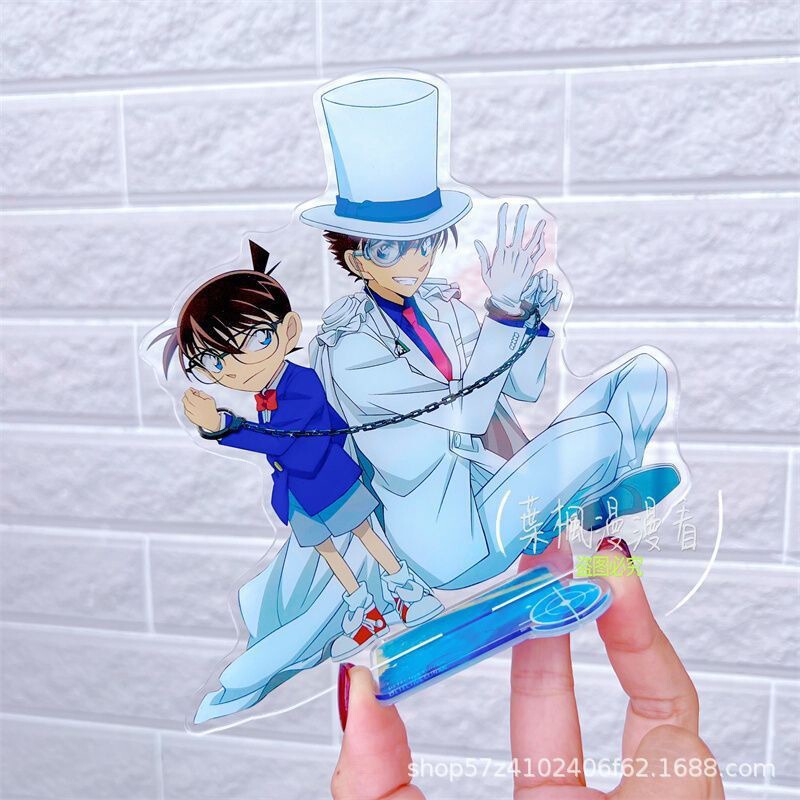名探偵コナン スタンドアップ 怪盗キッド 江戸川コナン 両面シングルプラグ アクリルオーナメント|undefined