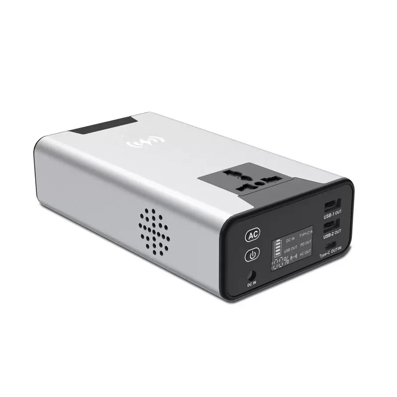 跨境AC100W/PD65W/110V笔记本电脑便携式充电宝30000毫安移动电源