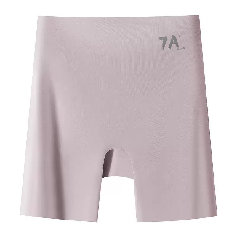 7A calzoncillos antibacterianos de cintura alta para el abdomen para mujeres que levantan las caderas para dar forma a los pantalones de seguridad de la entrepierna inferior gris y azul, pantalones de yoga para el abdomen inferior