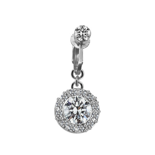 Gaby European and American cross-border cat head dragon navel ring butterfly navel ornament navel nail heart-shaped navel ornament without holes piercing earring