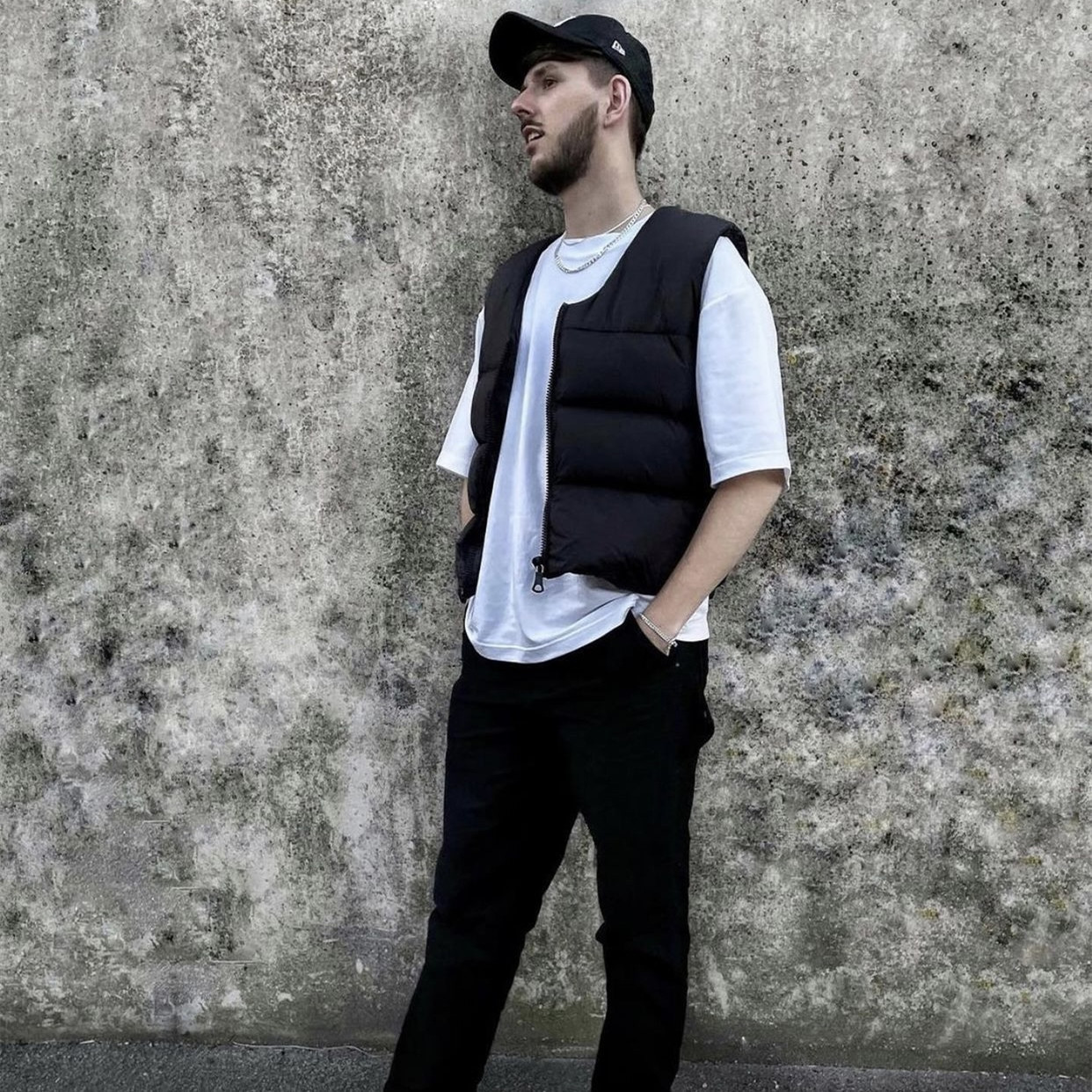 High street Cole Buxton otoño y el invierno retro versátil casual suelta algodón de los hombres las mujeres mismo chaleco chaqueta